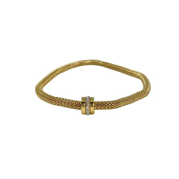 Mesh Chain Stretch Trio Silver/Gold/Rose Gold - Picture 6 of 7